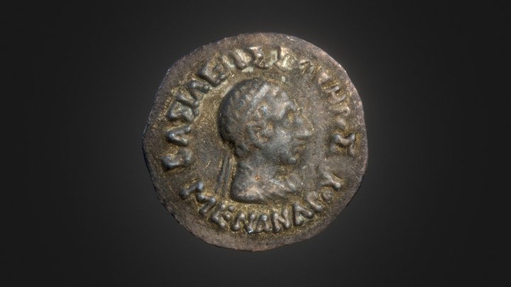 Silver Drachm of Menander I