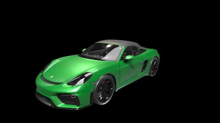 2020 Porsche 718 Spyder – Modello 3D gratuito STL
