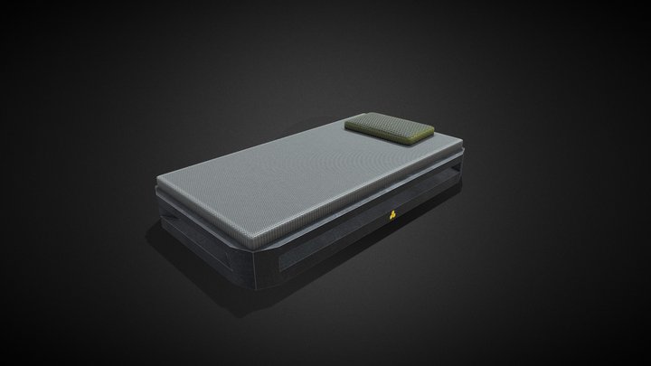 Sci-fi Bed 3D Model