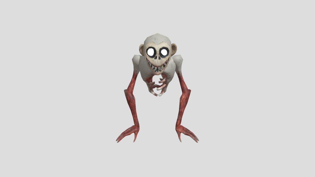 Surface Monster Scary Baboon