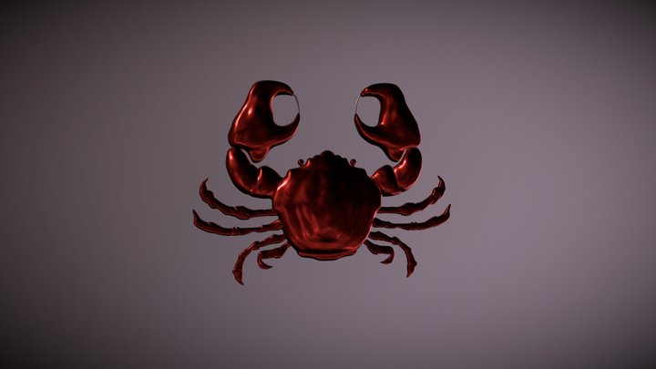 Crab Necklace 3D Model