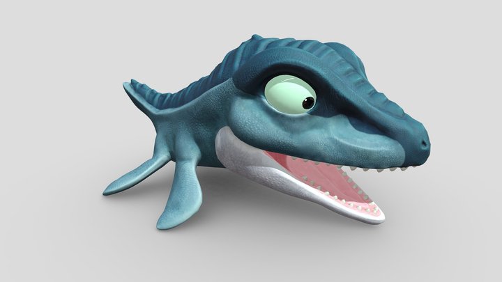 Mosasaurus 3D Model
