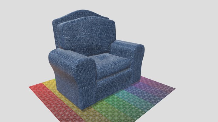 Arm Chair 3D Model