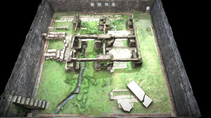 九龍  寨城公園 九龍寨城 南門遺蹟 3D Model