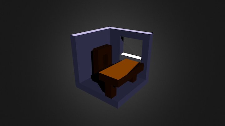Window Table 3D Model