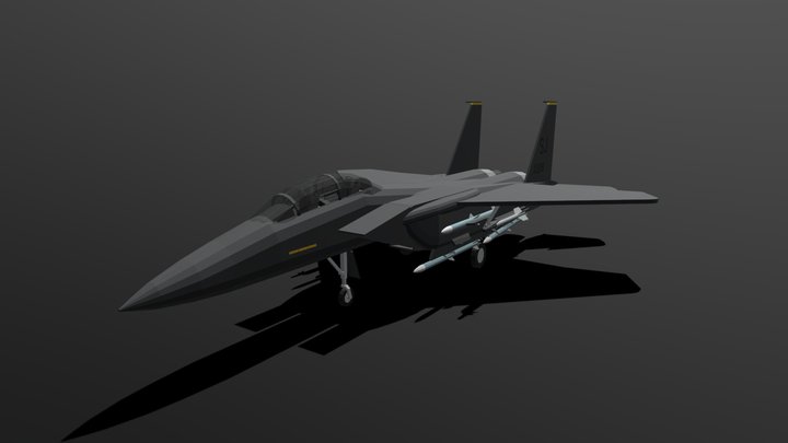 F15E 3D Model