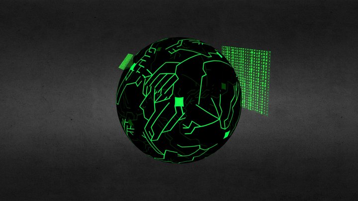 Animated Sci-Fi Globe [test] 3D Model