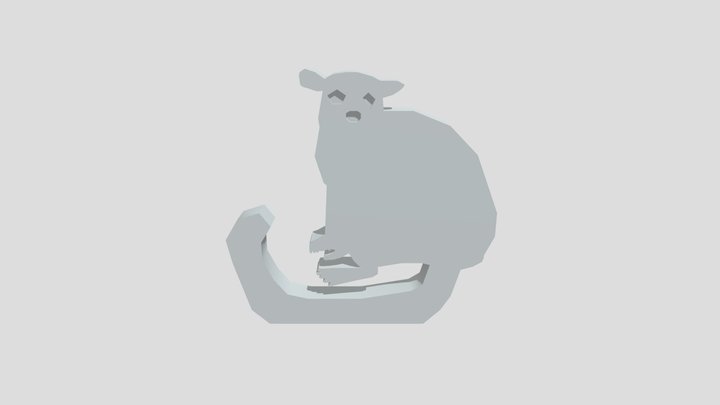 Lemur Stacking Block 3D Model