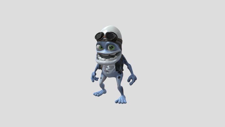 Crazy frog fanmade model (BETTER EDITION) 3D Model