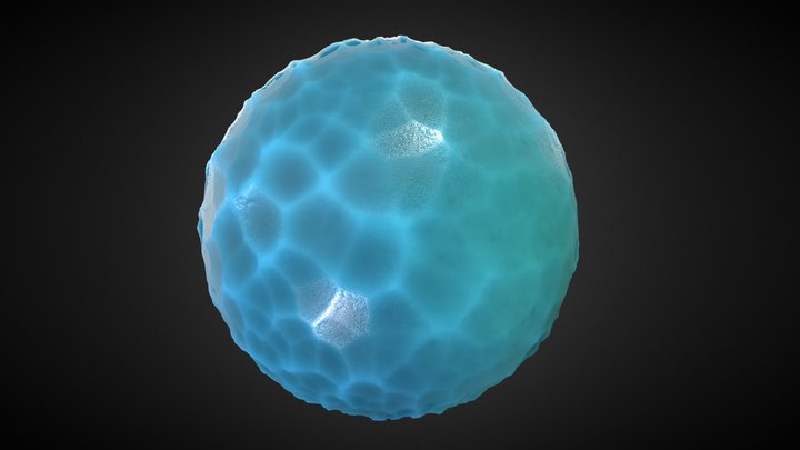 UnderWater IceBerg Material 3D Model