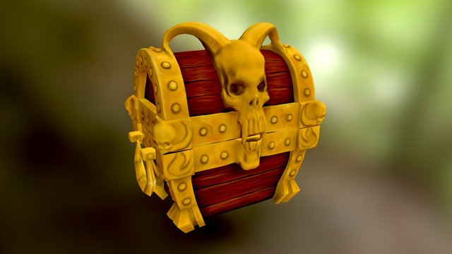 Tersure Chest 3D Model