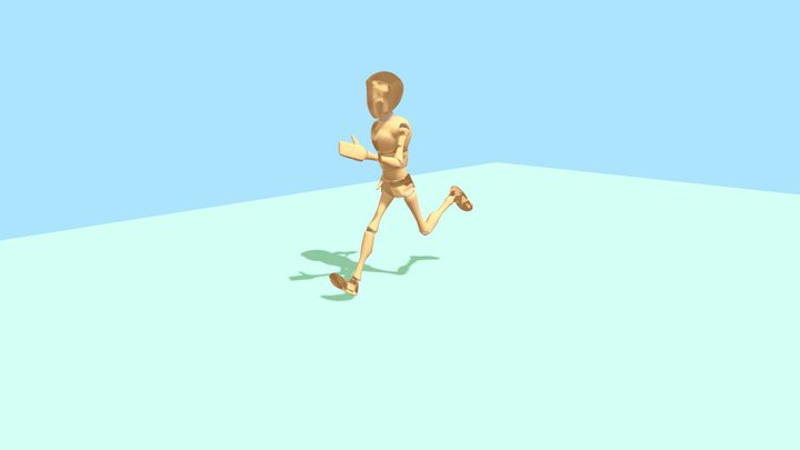 Run Cycle 3D Model