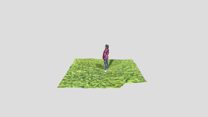 Cubby asin kid with glasses 3D Model
