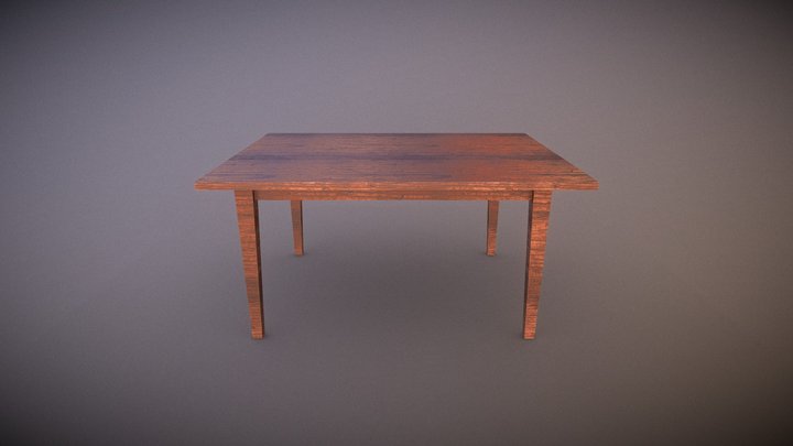 table I стол 3D Model