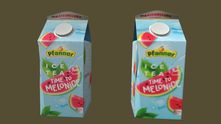 Ice Tea 3D Model
