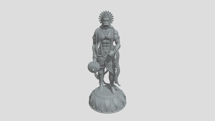 Bajrangbali 3D Model