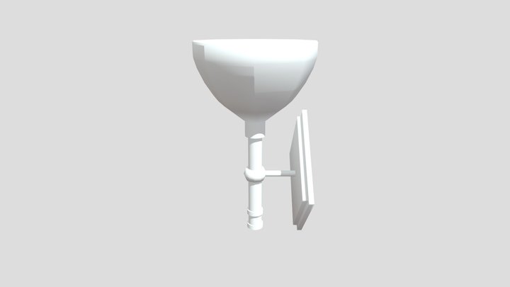 Wall Torch 002 3D Model