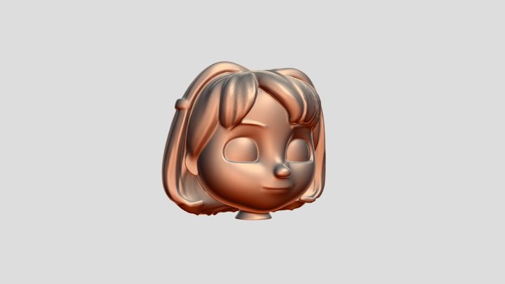 1. Dora's Head 3D Model