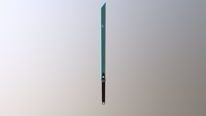 Sci-fi Sword 3D Model