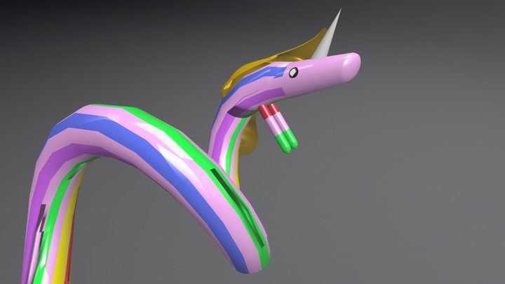 Princesa Arcoiris 3D Model