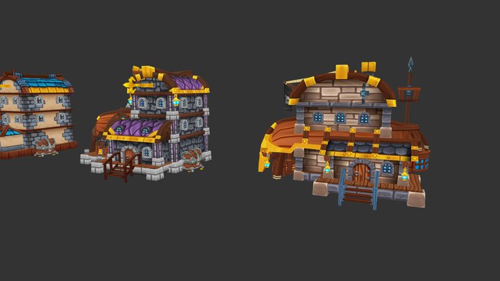 Pirate Villa 3D Model