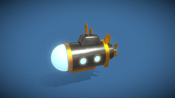 Mini Submarine 3D Model
