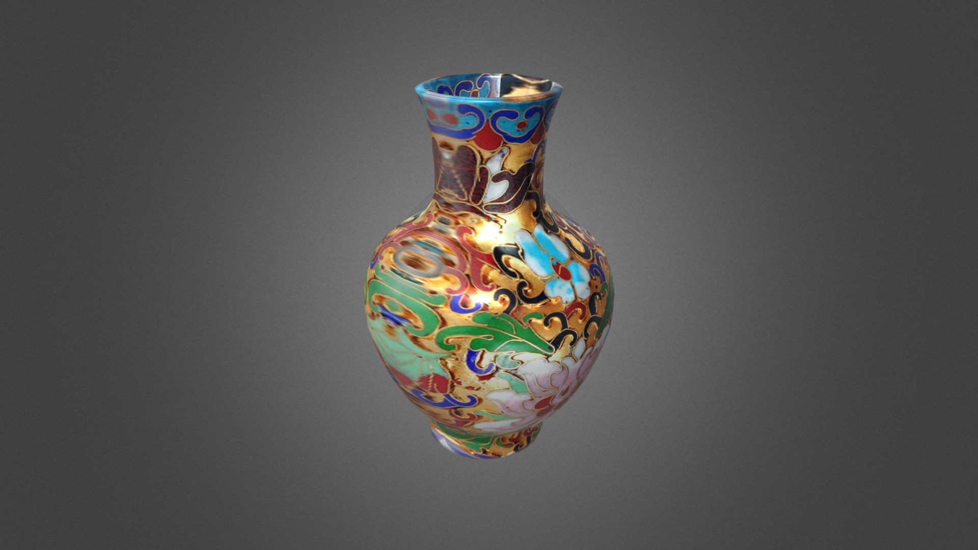 Chinese Vase - Download Free 3D model by sadeesha (@sadeeshadaham123 ...