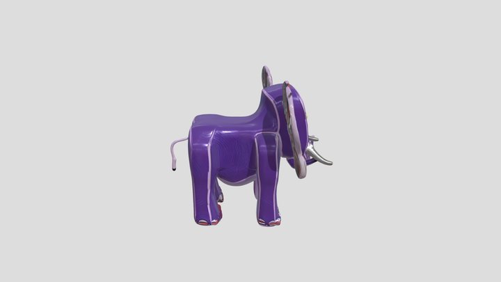 elefante(tinga tinga) 3D Model