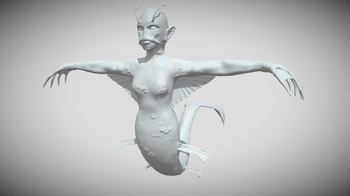 Mermaid 3D Model