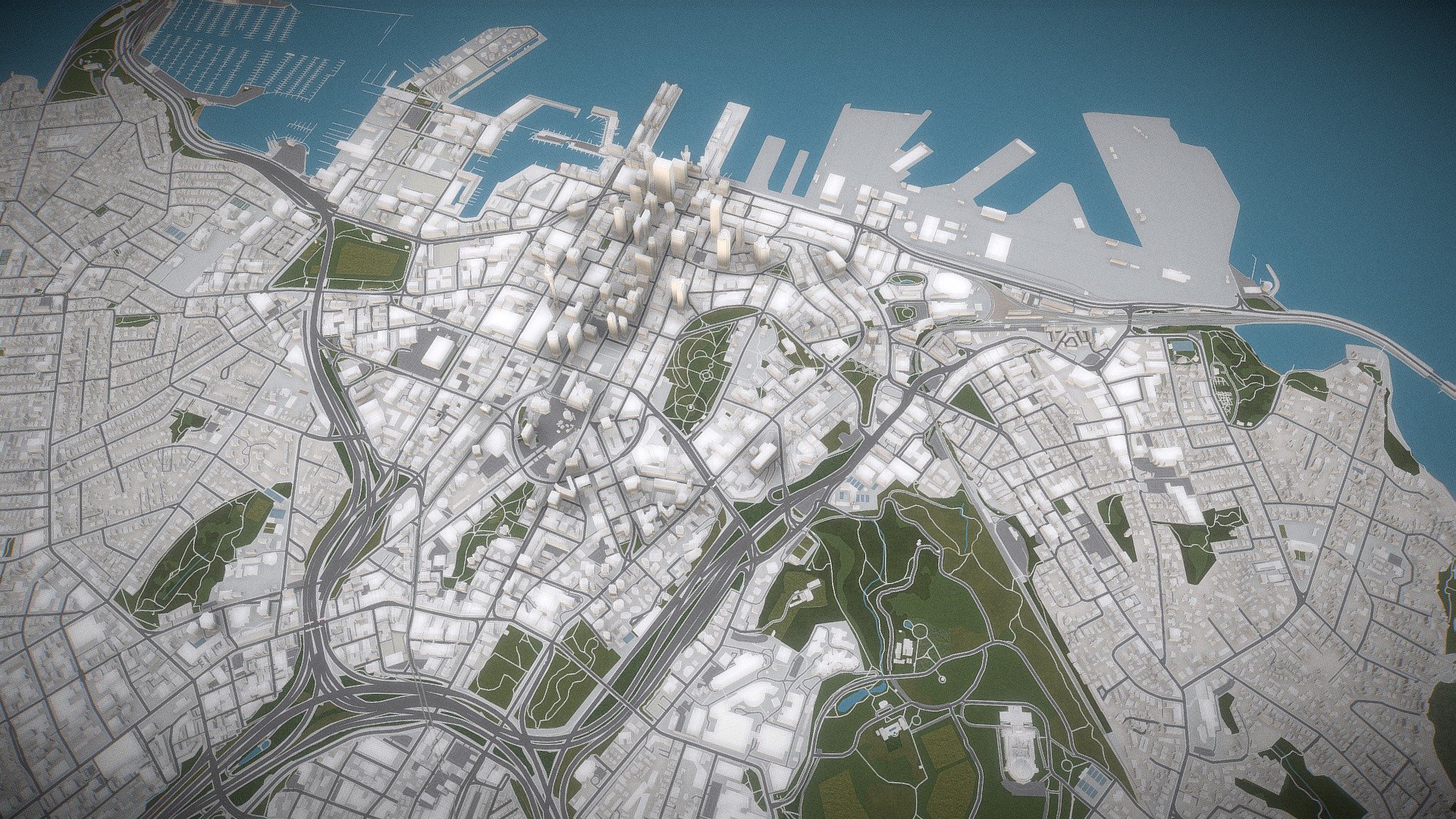 Auckland - 3D city model