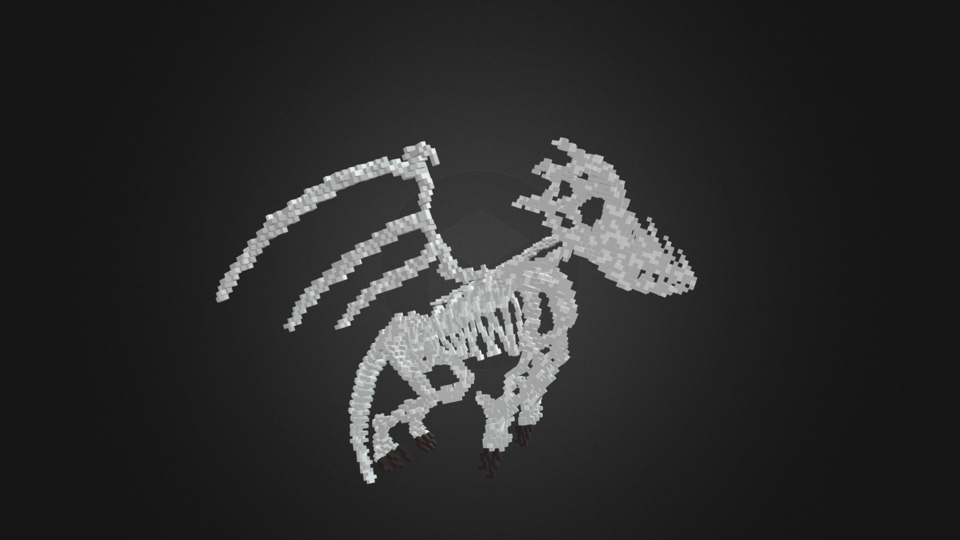 SkeletonDragon | Fly Animation - 3D model by FruskyGames (@Thomassv ...