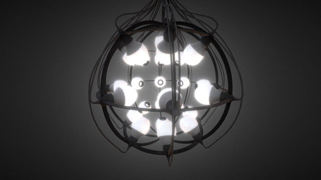 Lights Sphere 3D Model
