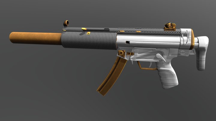 Mp5sd Elegante 3D Model