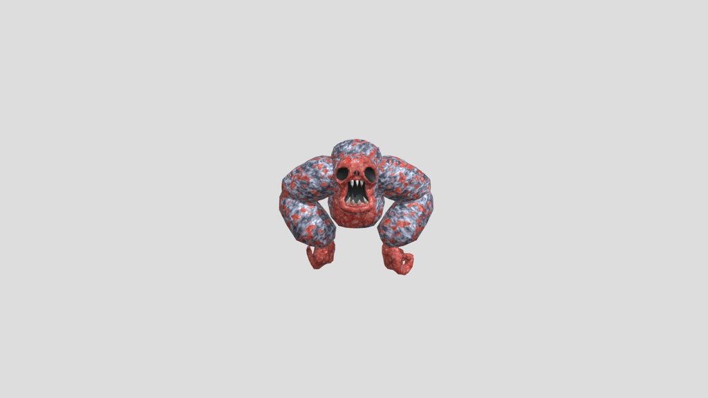 Egg Monster Scary Baboon