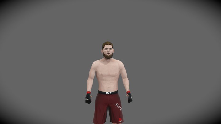 Khabib Model LOW POLY 3D Model