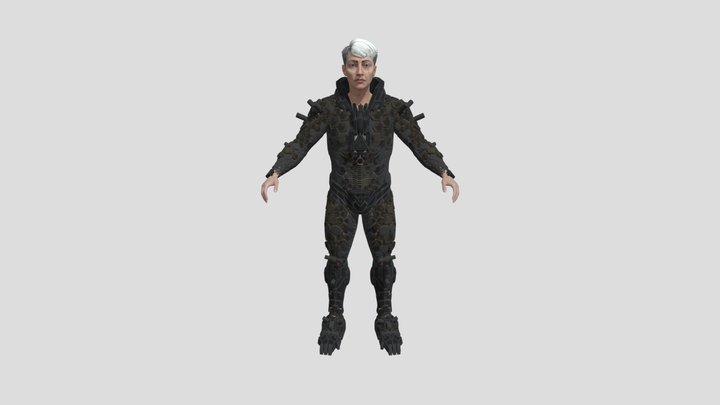 Caroline Becker - Wolf. II The New Colossus 3D Model