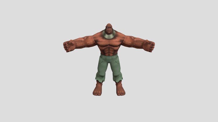 Madman (Hulk 2003 Game) XBOX 3D Model