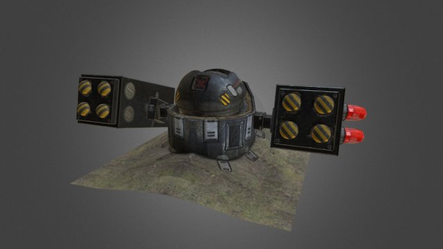 Robot Anti-Air 3D Model