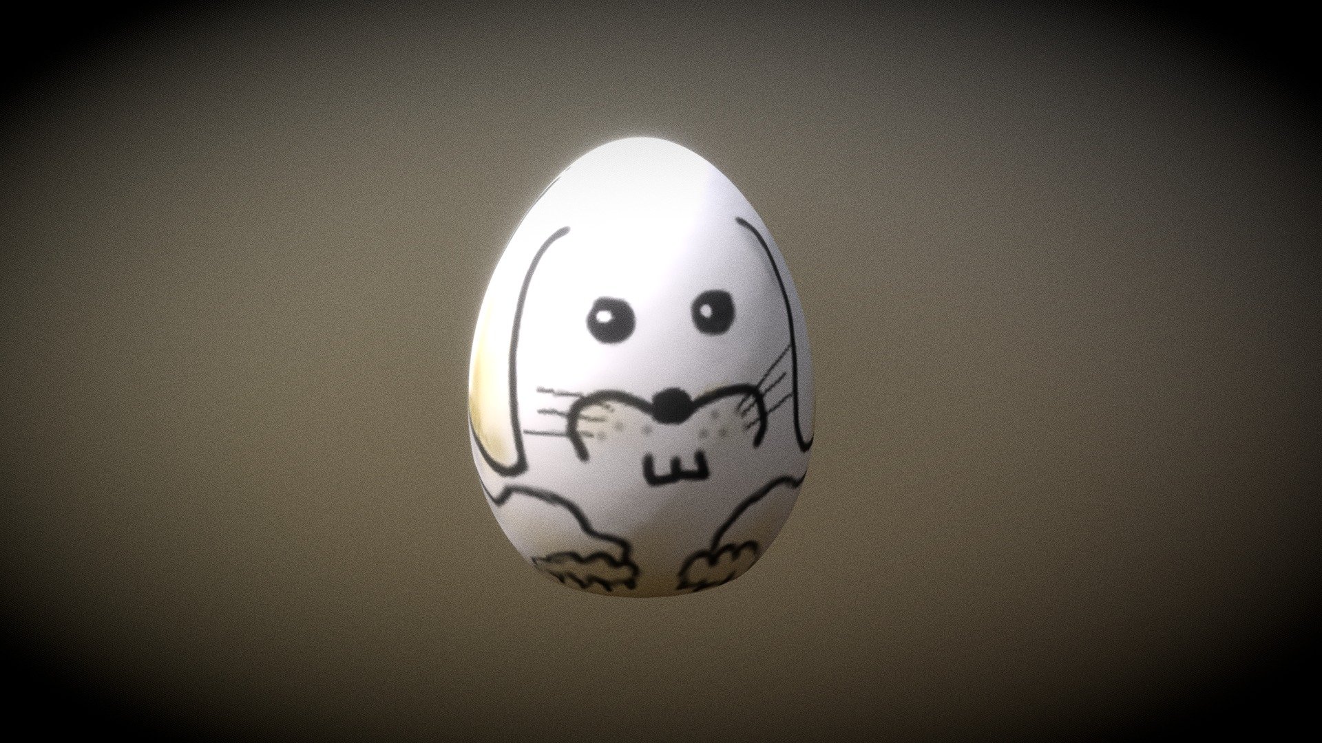 Egghead Easter Bunny