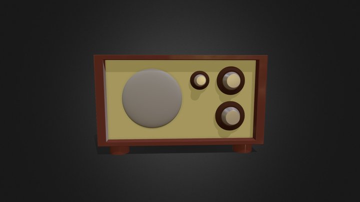 Radio 3D Model