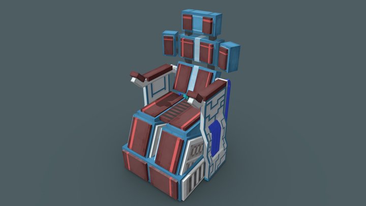 Captain Chair 3D Model