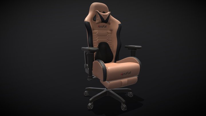 Autofull Gaming Chair 3D Model