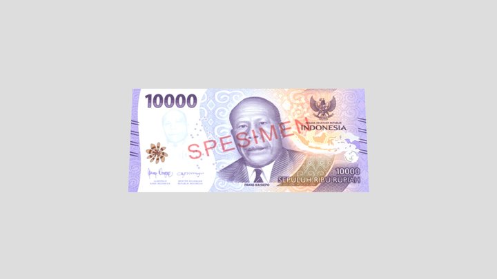 Uang 10.000 3D Model