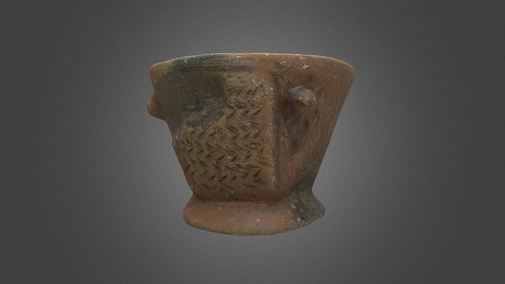 Vas de fons alt 3D Model