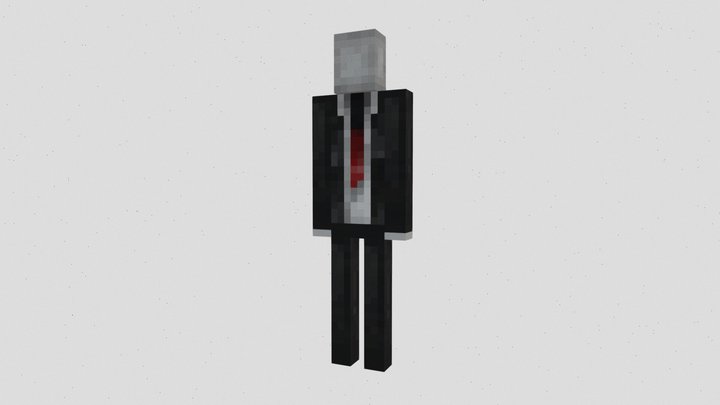 CreepypastaCraft - Slender 3D Model