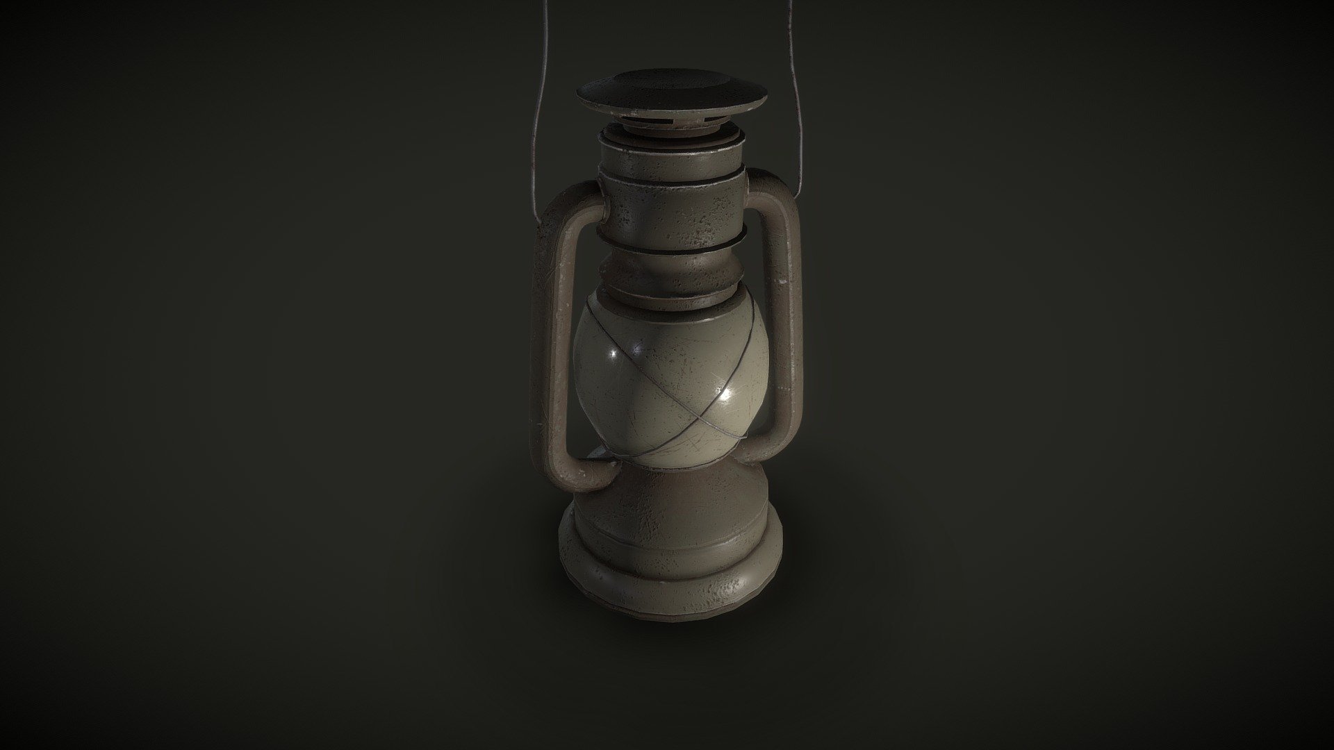 Simple Gas Lamp Download Free 3D model by UrNogness [d1b231b] Sketchfab