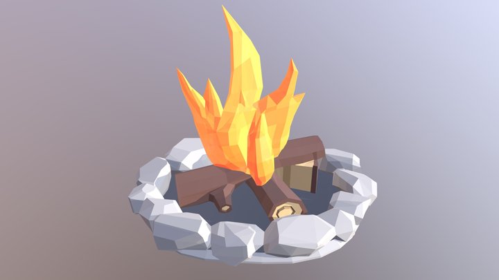 Printable Fire Pit 3D Model