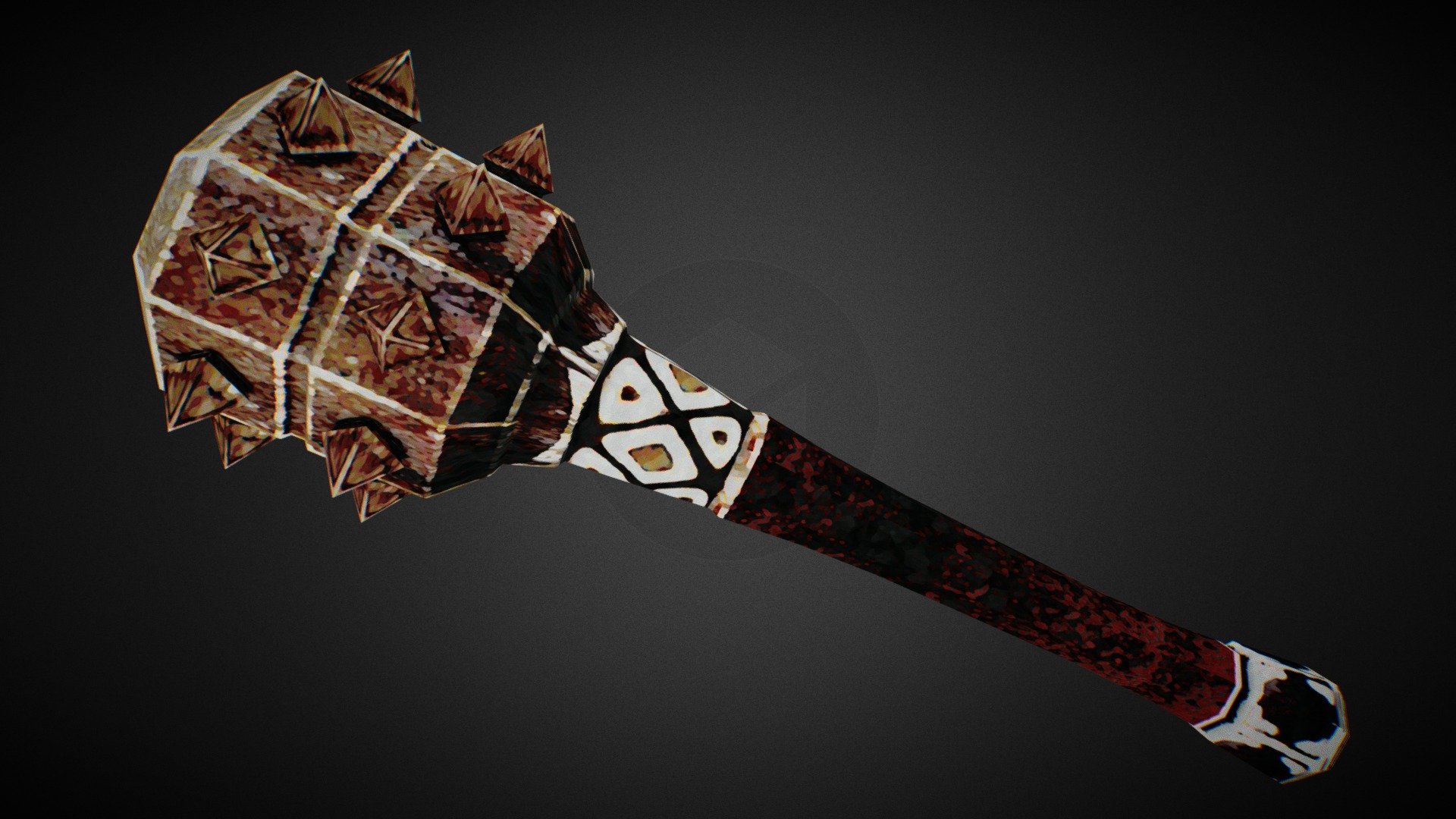 [W004] Painted Mace