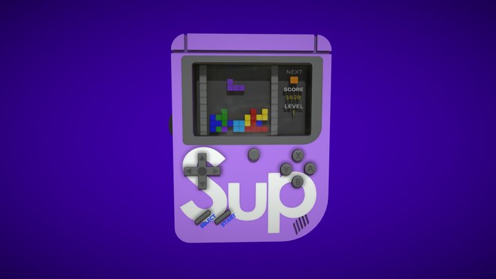 GameBoy 3D Model