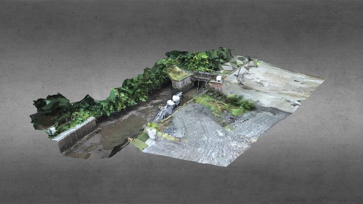 Catrine Weir Sluice Gate - Ayrshire 3D Model